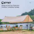 Outdoor rain and sun protection Hexagonal square canopy